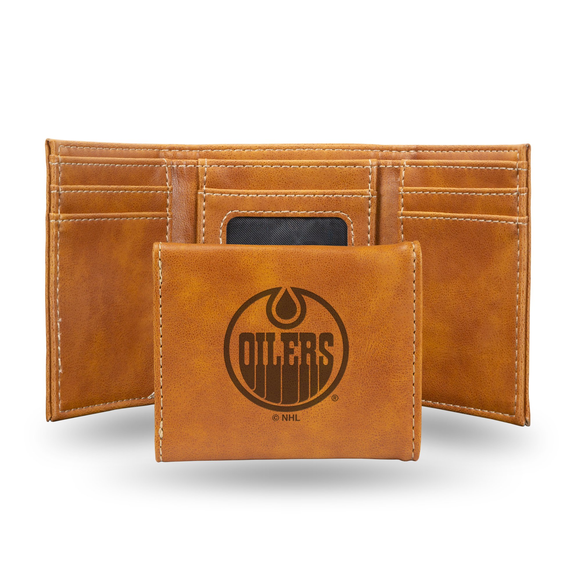 GoodTymes Enterprises Inc.EDMONTON OILERS LASER ENGRAVED LEATHER WALLET